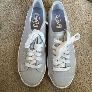 New - Gray Keds Tennis Shoes - Sz 6